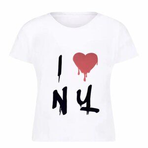 I Love NY Puff Print Tee
